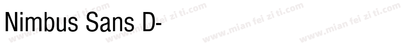 Nimbus Sans D字体转换